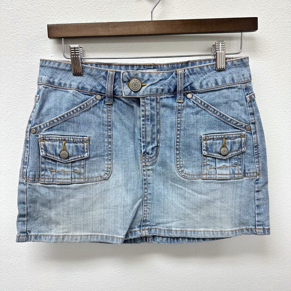 Y2K No Boundaries Mini Jean Skirt‎ Juniors 7